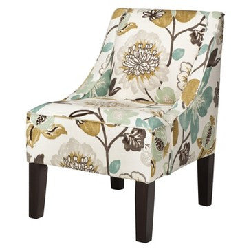 Hudson Upholstered Accent Chair - Georgeous Pearl